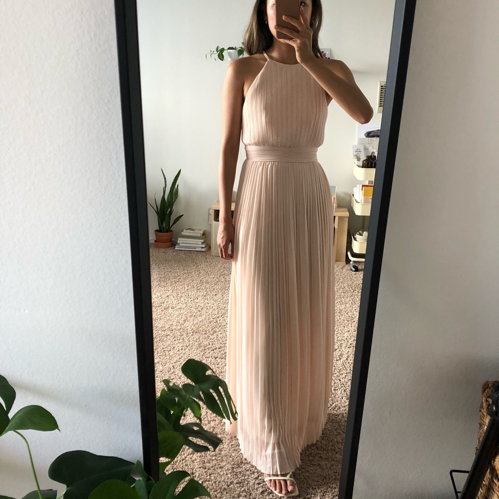 Blush Pink Bridesmaid Dress